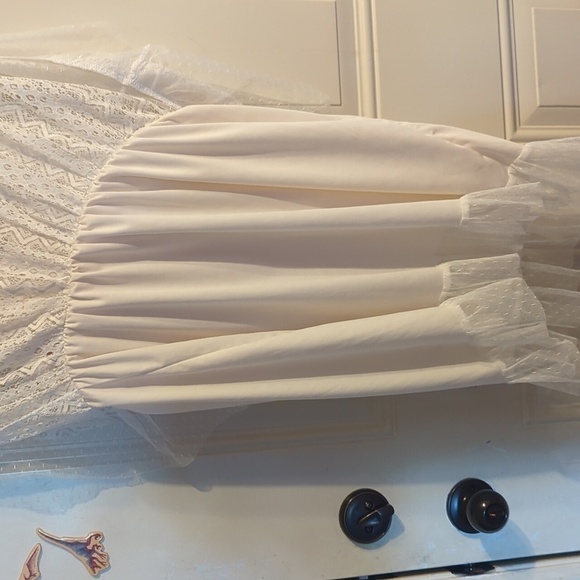 It's Pink - Ivory Lace - Tulle Mini - Size Medium - Picture 11 of 12